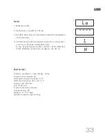 Preview for 33 page of Soehnle Shape F3 Operating Instructions Manual