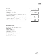 Preview for 41 page of Soehnle Shape F3 Operating Instructions Manual