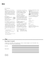 Preview for 66 page of Soehnle Shape F3 Operating Instructions Manual