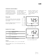 Preview for 71 page of Soehnle Shape F3 Operating Instructions Manual