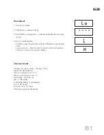 Preview for 81 page of Soehnle Shape F3 Operating Instructions Manual