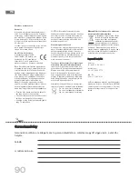 Preview for 90 page of Soehnle Shape F3 Operating Instructions Manual