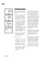 Preview for 94 page of Soehnle Shape F3 Operating Instructions Manual