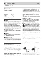 Preview for 2 page of Soehnle STATIVWAAGE 7830 Operating Instructions Manual