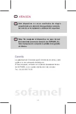 Preview for 15 page of Sofamel D-TUERI PRO Manual