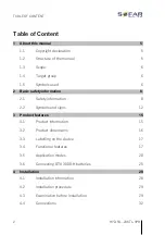 Preview for 2 page of Sofarsolar HYD 10KTL-3PH Installation And Operating Manual