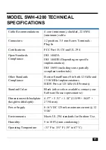 Preview for 11 page of Software House SWH-4200 Installation Manual