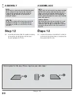 Preview for 20 page of Sojag 852897 Assembly Manual