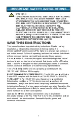 Preview for 5 page of Sola Hevi Duty S4K2U Series User Manual