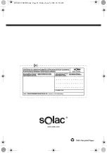 Preview for 62 page of SOLAC CVG95 Series Instructions For Use Manual