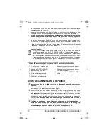 Preview for 20 page of SOLAC CVG9610 Instructions For Use Manual