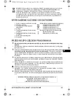 Preview for 45 page of SOLAC CVG9700 Instructions For Use Manual