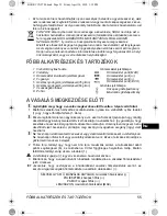 Preview for 55 page of SOLAC CVG9700 Instructions For Use Manual