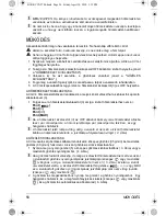 Preview for 56 page of SOLAC CVG9700 Instructions For Use Manual