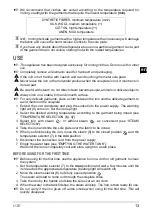 Preview for 12 page of SOLAC PV1610 Instructions For Use Manual