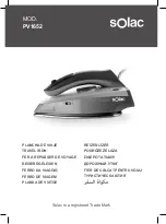 Preview for 1 page of SOLAC PV1652 Manual