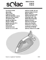 SOLAC PV1810 Instructions For Use Manual preview