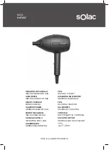 Preview for 1 page of SOLAC SH7087 Instructions For Use Manual