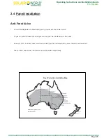 Preview for 30 page of Solair World SAWE-20-270 Installation And Operation Instruction Manual