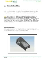 Preview for 47 page of Solair World SAWE-20-270 Installation And Operation Instruction Manual