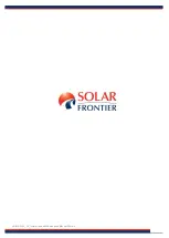 Preview for 49 page of Solar Frontier SF135-S Installation And Maintenance Manual