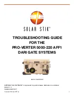 Solar Stik PRO-VERTER 5000-220 AFF1 Troubleshooting Manual preview