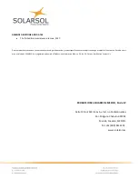 Preview for 16 page of Solarsol SSP27 User Manual