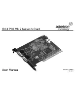 Solartron Metrology Orbit PCI Mk 2 User Manual preview