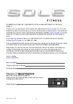 Preview for 3 page of Sole Fitness 168173035 Owner'S Manual