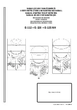 Preview for 2 page of Solera E-112 User Instruction And Maintenance Manual