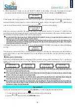 Preview for 28 page of Solera ECO Soft Use And Maintenance Manual