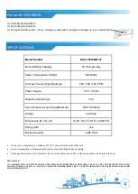 Preview for 4 page of Soleus Air CBD-110P1A-J14A Operating Instructions Manual