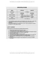 Preview for 5 page of Soleus Air CFM-40E User Manual