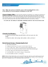 Preview for 11 page of Soleus Air DSJ-25E-01 Operating Instructions Manual