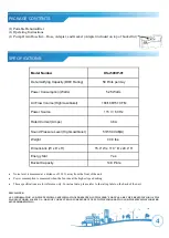 Preview for 4 page of Soleus Air DSJ-50EIP-01 Operating Instructions Manual