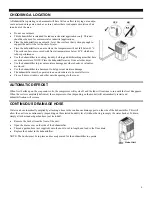 Preview for 8 page of Soleus Air GL-DEH-30-1 Operating Instructions Manual