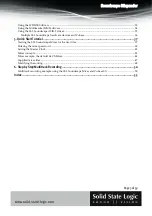 Preview for 3 page of Solid State Logic DSP-Powered PCI Audio Card 4.3 Installation & Quick Start Manual