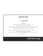 Preview for 21 page of Solid State Logic One Stop Vocal Processing Plug-in Vocalstrip User Manual