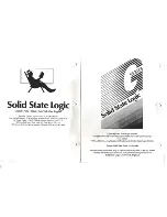 Preview for 3 page of Solid State Logic SL 4000 G Series Operator'S Manual