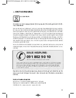 Preview for 31 page of SOLIS BGR820/A 794 User Manual