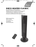 SOLIS DECO HEATER CLASSIC User Manual preview