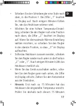 Preview for 17 page of SOLIS THERMOPAD 2260 User Manual