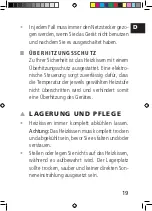 Preview for 19 page of SOLIS THERMOPAD 2260 User Manual