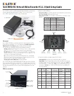 Preview for 1 page of Solstice SLS-ENVR2016 Series Quick Setup Manual