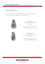 Preview for 12 page of Solutions4AV FRAME-EVO-E10 Manual