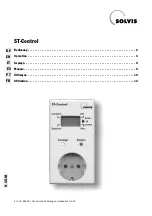 Solvis ST-Control Operation Manual preview