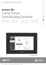 Preview for 1 page of SOMFY animeo IB+ 4 Zone Touch Building Controller Installation Manual