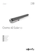 SOMFY Oximo 40 Solar io Manual preview