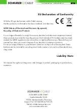 Preview for 5 page of Sommer Cable DVM-SP12 Operating Instructions Manual