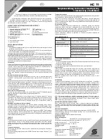 Preview for 10 page of Somogyi HC 11 Instruction Manual